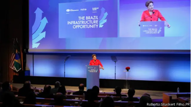 Dilma no evento em NY