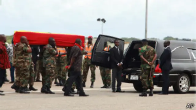 Отправка тела посла Ганы