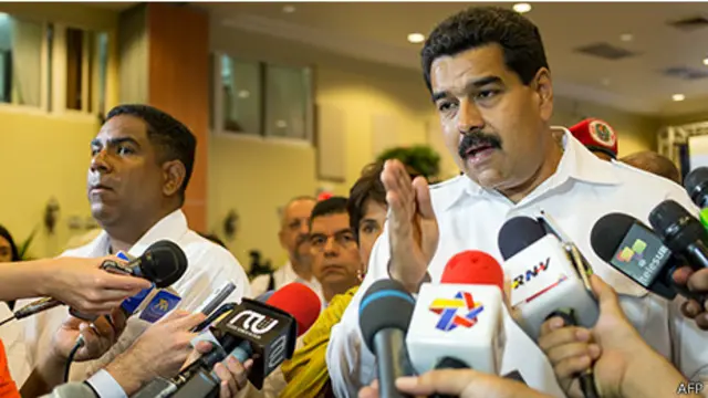 الرئيس الفنزويلي نيكولاس مادورو