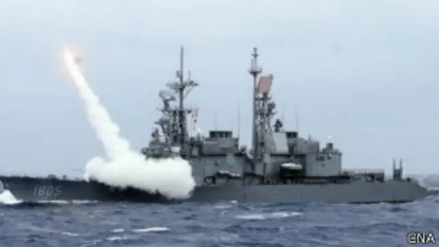 台灣海軍發射導彈(2013年9月26日)