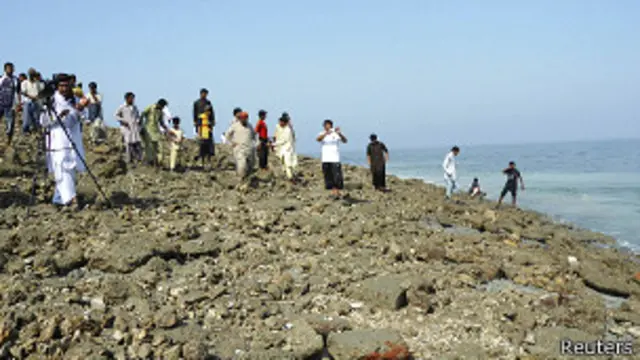 Nueva isla frente a Gwadar, Pakistán