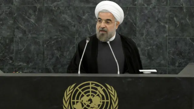 ایرانی صدر حسن روحانی نے اپنے خطاب میں کہا کہ میں ایرانی قوم کے سامنے یہ اعلان کرتا ہوں کہ ایران کی یورینیم کی افزودگی ماضی کی طرح جاری رہے گی۔