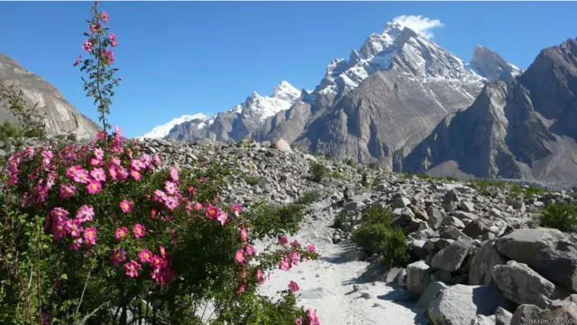 Vista de la montaña K2, en Pakistán