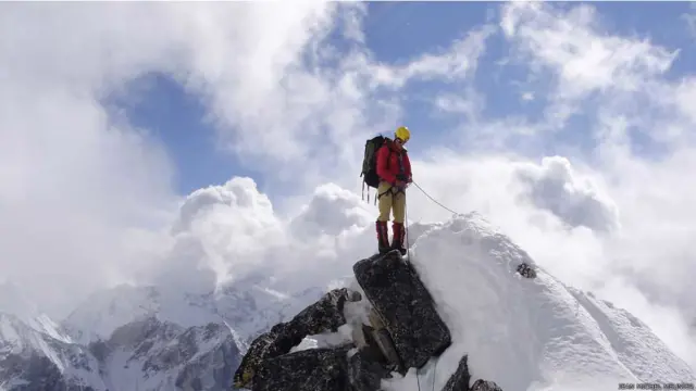 Kausch en el Lobuche de Nepal