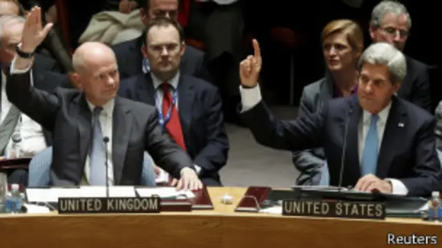 قطعنامه پیشنهادی آمریکا و روسیه با رای همه اعضای شورای امنیت به تصویب رسید