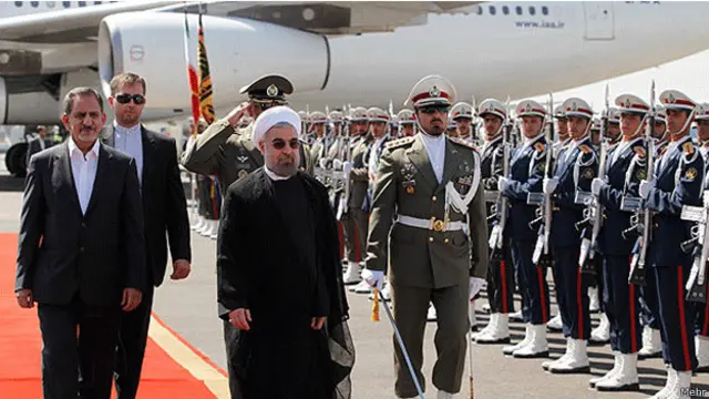 او مورد استقبال اسحاق جهانگیری، معاون اول رئیس جمهور قرار گرفت.