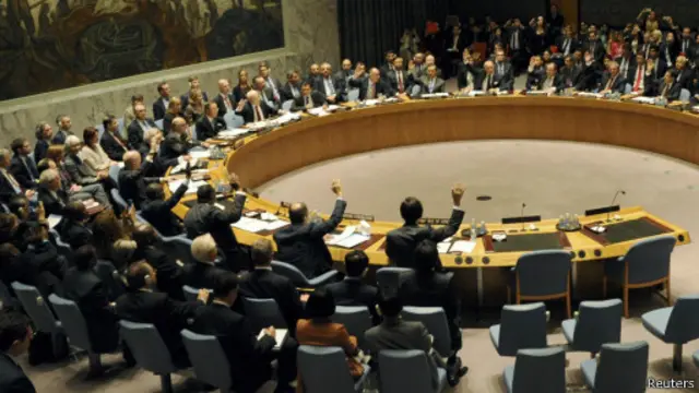 Os 15 membros do Conselho de Segurança aprovaram por unanimidade resolução sobre a Síria