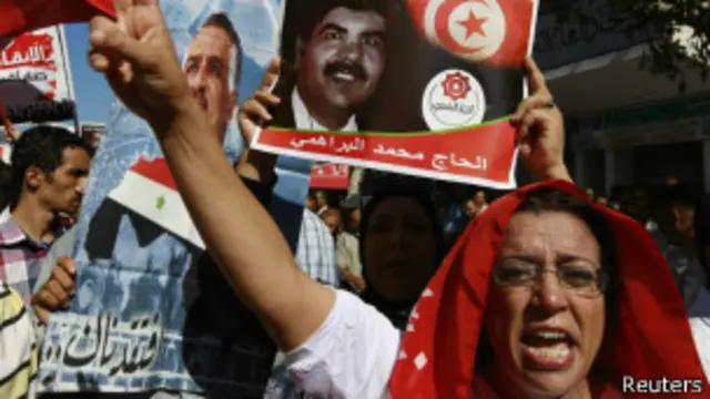 المظاهرات في تونس