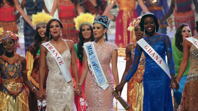 Hoa hậu Pháp đứng thứ hai, và hoa hậu Ghana nhận giải ba.