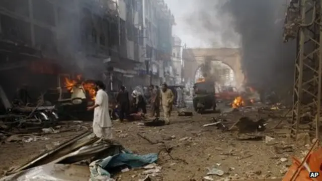 پولیس وايي، له لیرې د کنټرول شوي ماین په وسیله موټر چوول شوی.