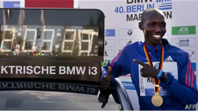 Wilson Kipsang bate el récord mundial de maratón en Berlín