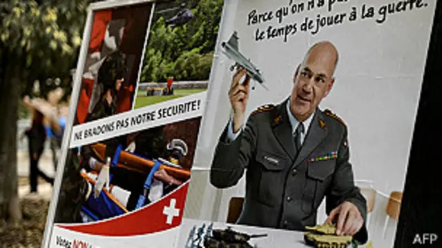 Propaganda para abolir el ejército