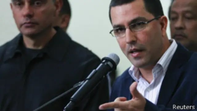 Vice-President Jorge Arreaza, Reuters