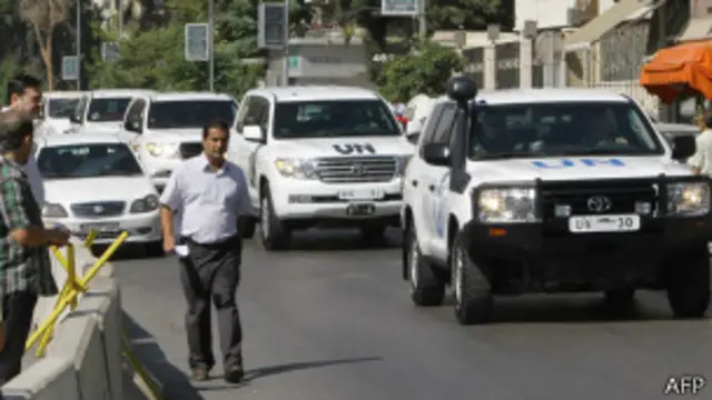 Inspectores de la ONU en Siria