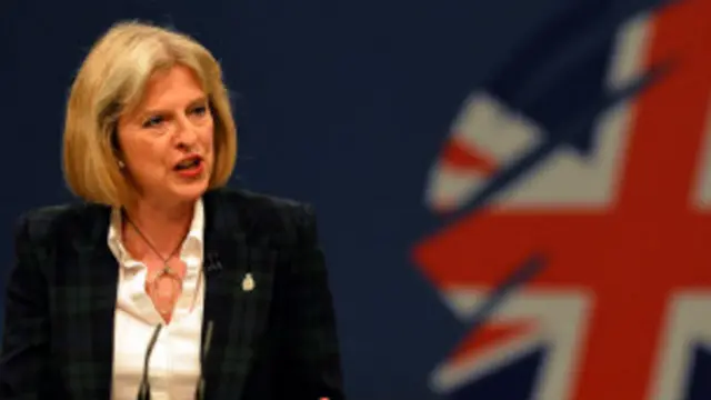 英国内政大臣特里莎·梅