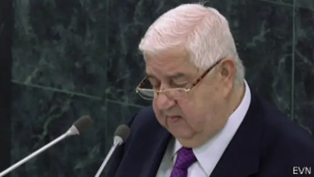 Министр иностранных дел Сирии Валид Муаллем