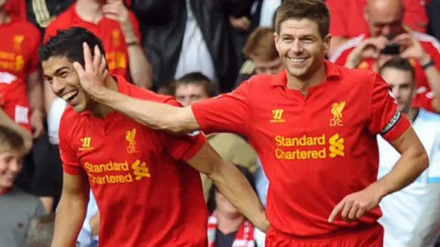 Luis Suarez & Steven Gerrard