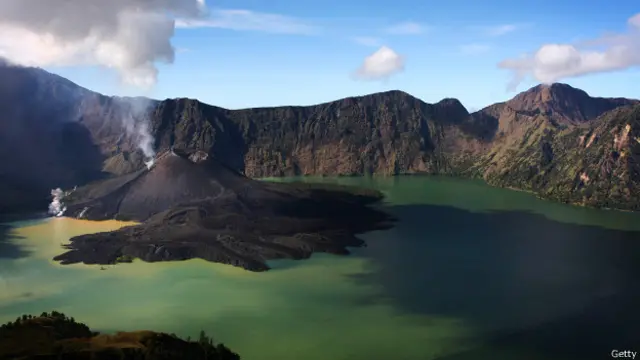 Monte Rinjani, en Lombok