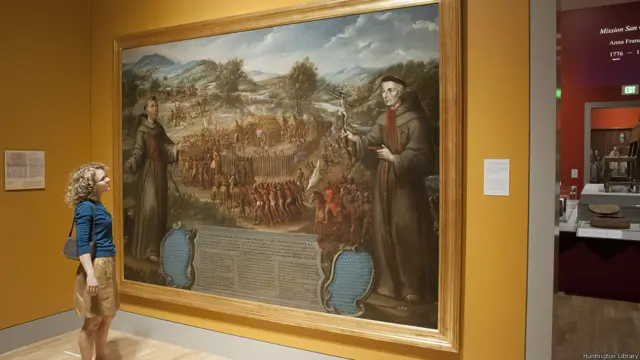 Junipero Serra tới California truyền đạo cùng bước chân của thực dân Tây Ban Nha vốn dùng bạo lực để chinh phục các cộng đồng thổ dân và chiếm đất.