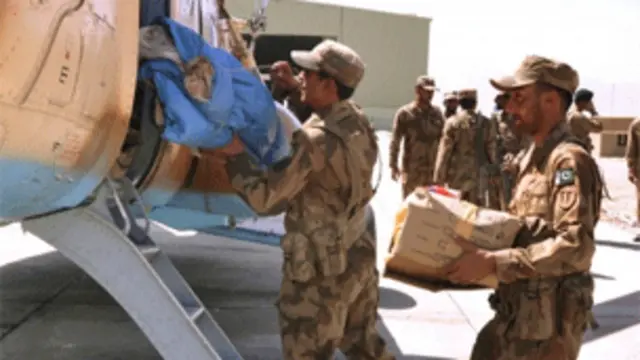 امدادی کارروائیوں میں پاکستانی فوج کے دو ہزار جوان شریک ہیں