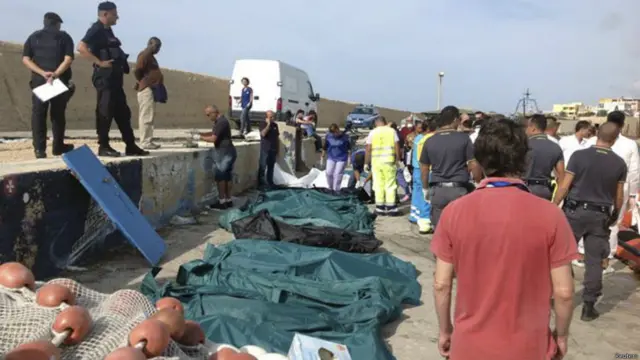 یو این ایچ سی آر کے مطابق کشتی پر سوار زیادہ تر لوگوں کا تعلق صومالیہ اور ایریٹیریا سے تھا۔ 