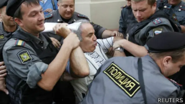 Kasparov fue detenido en 2007