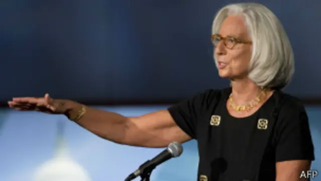 Bà Christine Lagarde, lãnh đạo IMF muốn 'giúp ổn định kinh tế Ukraine' nhanh chóng