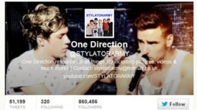 Cuenta de SJ en Twitter