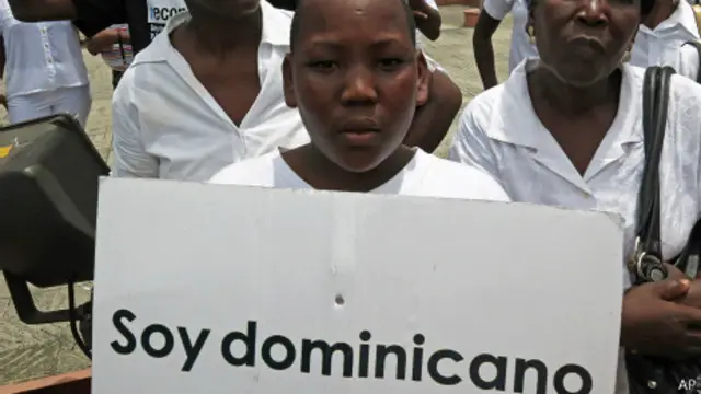 Protesta de dominicanos de origen haitiano