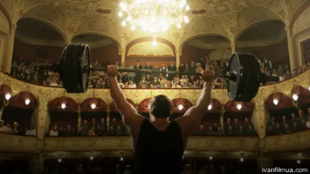 Фільм вражає справжніми трюками, які виконував атлет Дмитро Халаджі