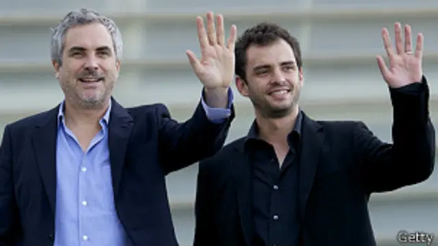 Alfonso Cuarón con su hijo Jonás