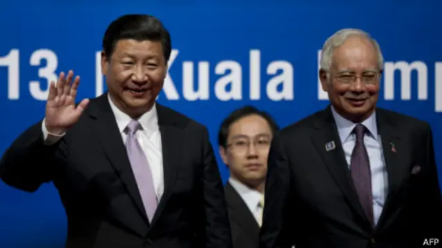 习近平和纳吉布