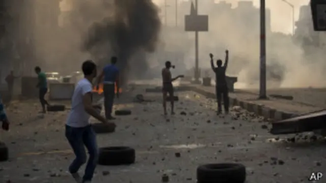 Enfrentamientos en El Cairo