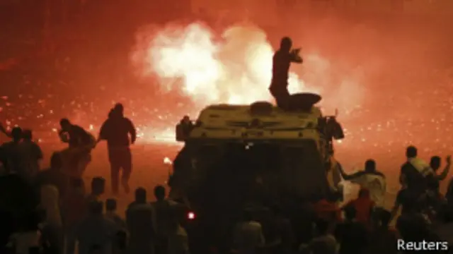 Enfrentamientos en El Cairo