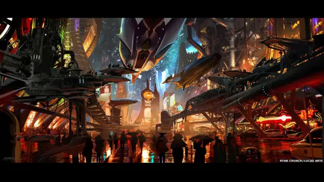 Aqui vemos como Ryan Church visualizou o corredorqual a melhor site de apostasentretenimento no submundo do planeta Coruscant, produzido para o video game' Star Wars 1313'. 'Star Wars Art: Concept "é publicado pela editora Abrams Books, e é vendido por US$ 40 (R$ 88).