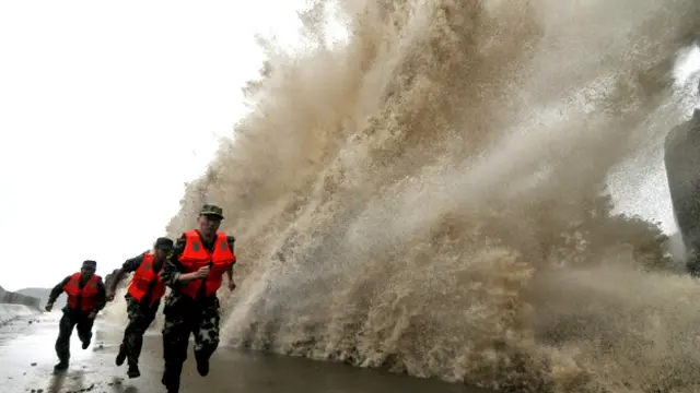 चीन, टायफ़ून