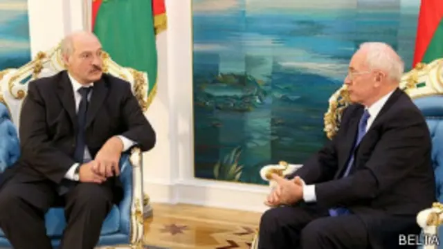 Визит премьер-министра Украины Николая Азарова в Минск - встреча с Александром Лукашенко