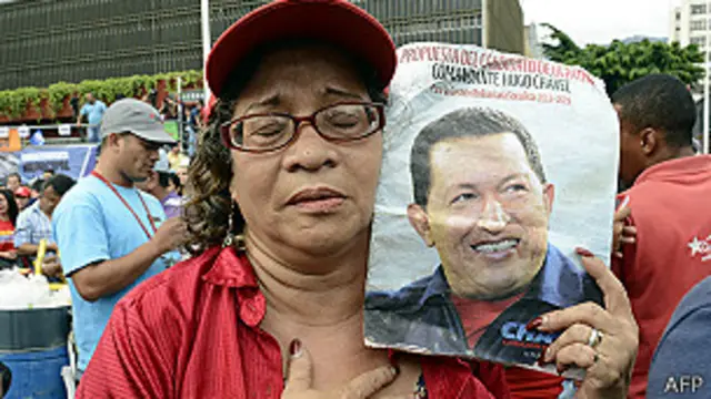 Partidaria de Hugo Chávez