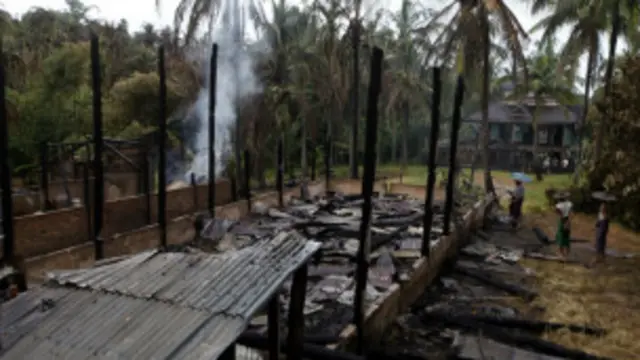 ယခင် မီးလောင်မှု ဖြစ်ပွားတုန်းက မြင်ကွင်းတခု