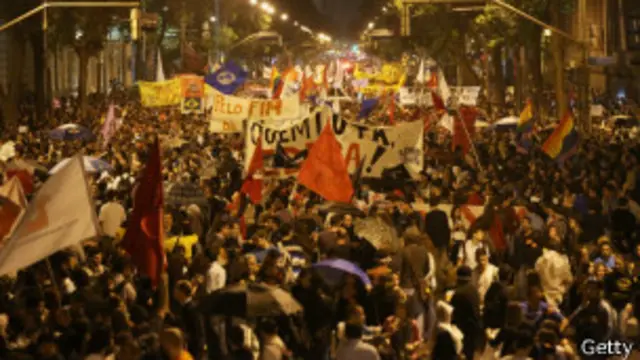 Protestos no Rio de Janeiro | Foto: Getty