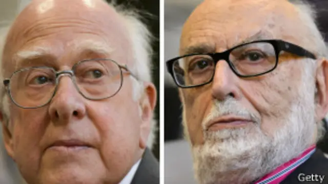 Peter Higgs və Francois Englert 