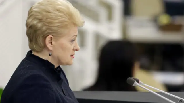 Президент Литовської Республіки Даля Грібаускайте каже, що вона не розмовляла з президентом Путіним впродовж п'яти років