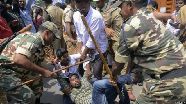 तेलंगाना का विरोध