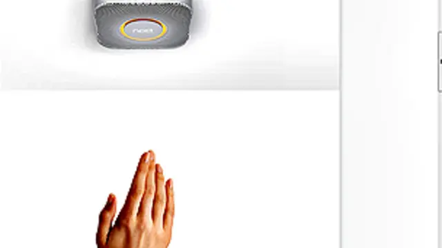 Agitar la mano silencia la alarma.