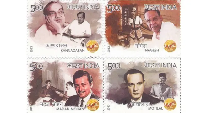 கவிஞர் கண்ணதாசன் மற்றும் நடிகர் நாகேஷுக்கும் முத்திரை வெளியாகியுள்ளது.