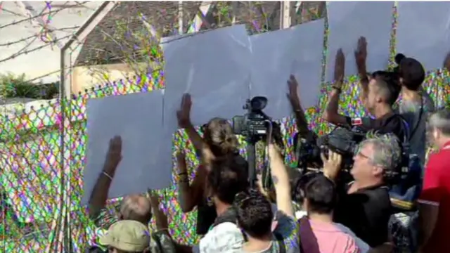 Митинг на Лампедузе