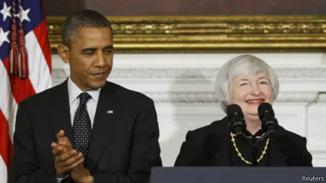 Президент Обама представляет Джанет Йеллен