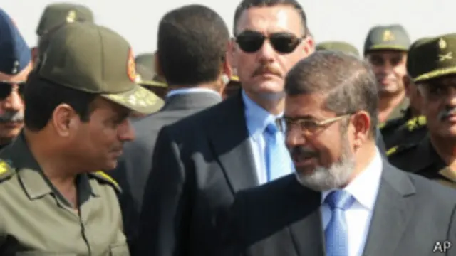 Генерал Аль-Сиси и Мухаммед Мурси