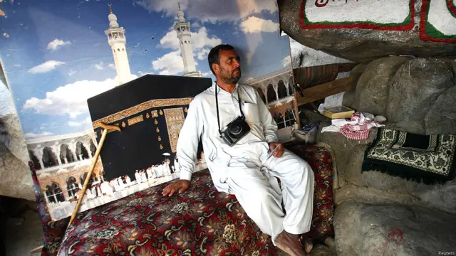 मुस्लिम तीर्थयात्री, हज, अल नूर पहाड़, मक्का