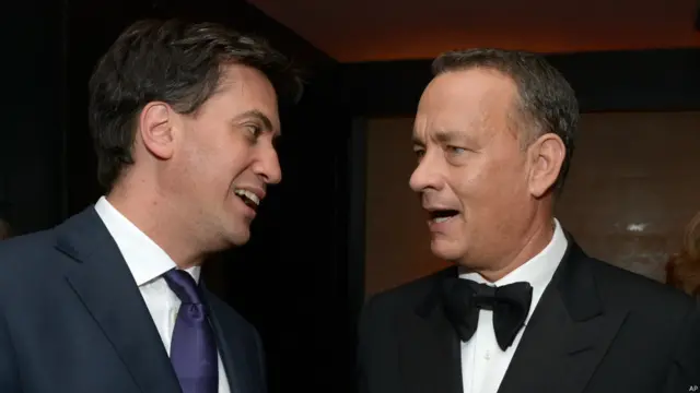 اد میلیبند، سیاستمدار بریتانیایی از جمله شرکت کنندگان در مراسم مهمانی پس از فیلم بود.